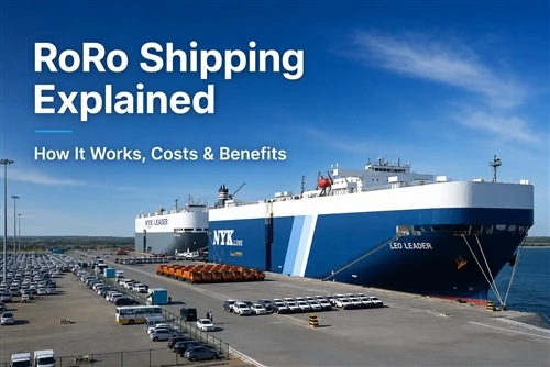 הסבר על משלוח RoRo: איך זה עובד, עלויות ויתרונות
